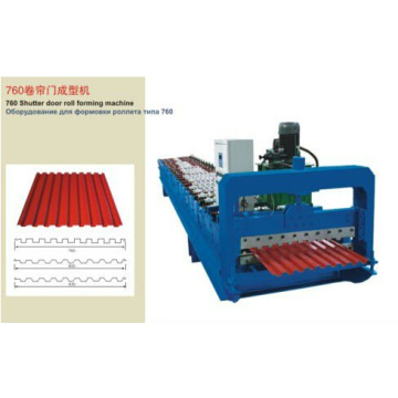 automatic 760 metal shutter door making machine